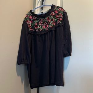 Floral shirt!